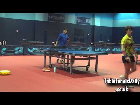 Chen Meng Practice At The WSA For WTTC 2013!