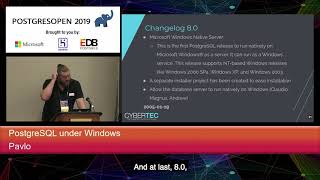 Download the video "PostgresOpen 2019 PostgreSQL Under Windows"