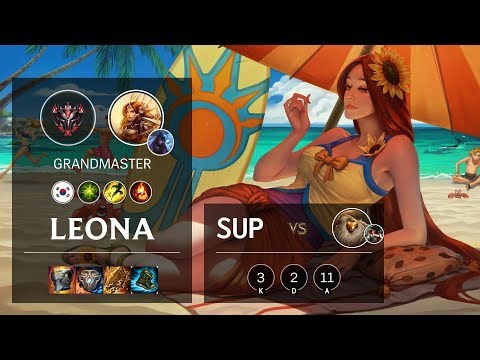 Leona Support vs Bard - KR Grandmaster Patch 10.6