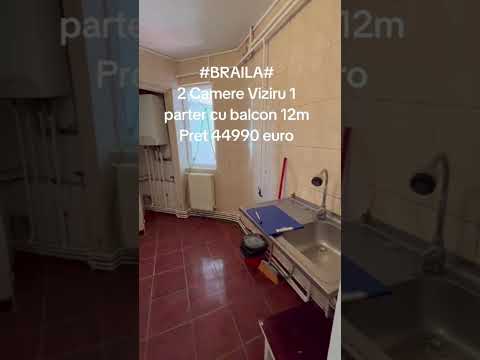 Apartament  2 camere 48 mp Decomandat, parter cu balcon 11 m, Viziru 1 — Video
