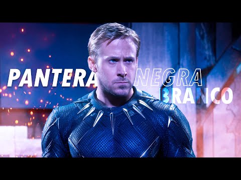 Macho Geek — Pantera Negra BRANCO.