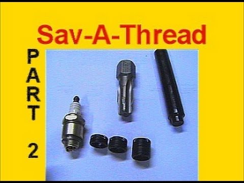 Toro Spark Plug Thread Repair with Sav-A-Thread by Heli-Coil PART 2