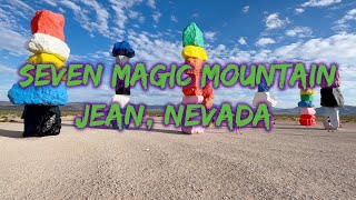 Seven Magic Mountain in Jean, Nevada HD 1080p