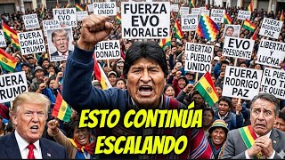 BOLIVIA ESTÁ QUE ARDE!!! EL PUEBLO LE DIJO BASTA AL PRESIDENTE