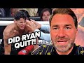 EDDIE HEARN SAYS RYAN GARCIA QUIT VS GERVONTA & SHAKUR STEVENSON BEATS GERVONTA