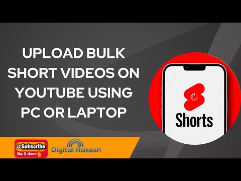 How To Upload Bulk Short Videos On Youtube With High Quality Using PC Or Laptop
