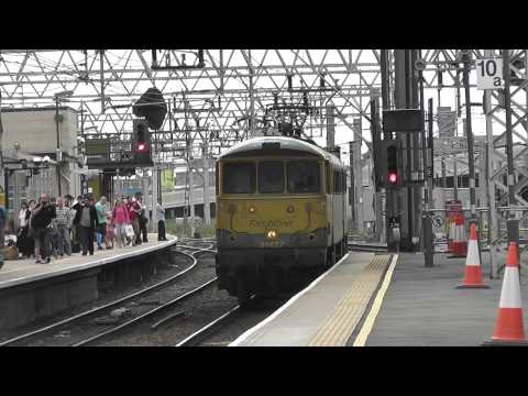(HD) Powerhaul Livery 86622 + 86609 Pass Stratford Working 4L75