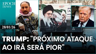 Trump ameaça novo ataque ao Irã; Entrevista exclusiva com iraniano que serviu no exército dos EUA