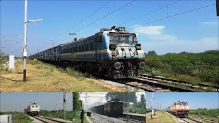 preview picture of video 'Short Rail fanning at start of Southern Railway | Intercity + Duronto + Freight'