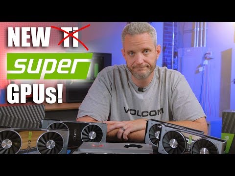 NVIDIA's new Super series GPUs Benchmarked...