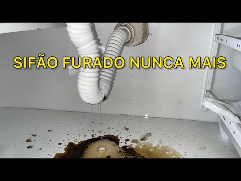 Criatividade de Gênio!! Nunca mais jogue fora seu sifão furado