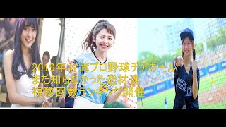 逸材2019年台湾プロ野球チアガール視聴回数ランキング開催！！