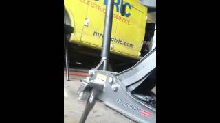 2010 Ford Transit Connect how to put on Serpentine belt