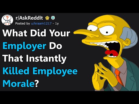 What's Something Your Employer Did That Instantly Killed Employee Morale? (r/AskReddit)