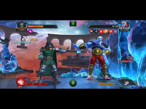 Dr.Doom VS 6.2.6 THE CHAMPION! No retreat node! Marvel contest of champions