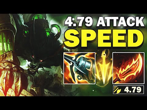 I play Warwick but go New Lethal Tempo and slash people for 4.79 attack speed