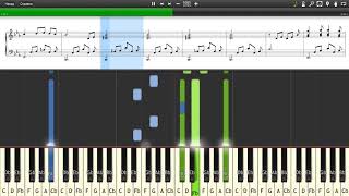 Richard Clayderman - BARCAROLLE - Piano tutorial and cover (Sheets + MIDI)