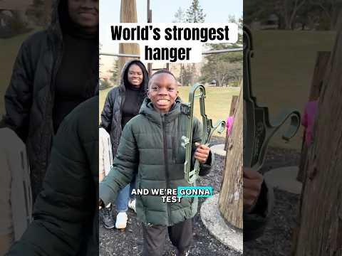 WE TESTED THE WORLDS STRONGEST HANGER?! 😳 #shorts