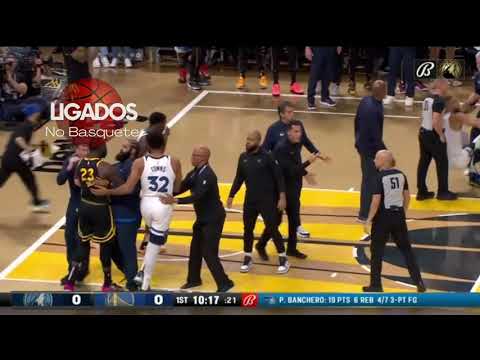 BRIGA NA NBA: Mata-leão de Draymond Green, Klay em fúria e expulsões em briga generalizada na NBA