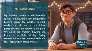 My Favorite Season 🌸 | English Speaking Practice | Learn English Easily