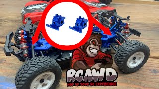 RCAWD Aluminum Bulkhead & Differential Case for LaTrax - Install
