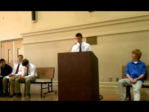 JACK HUTT STUDENT COUNSEL SPEECH 2011