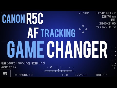 CANON R5C: AF TRACKING GAME CHANGER!