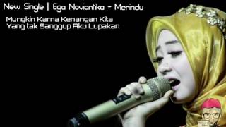 Lirik New Single Merindu - Ega Noviantika (Cipt. Arief Iskandar)