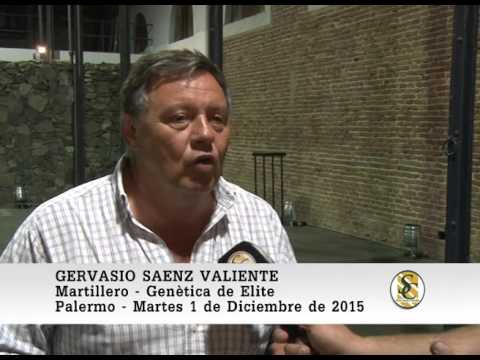 01-12-15 Nota Gervasio Saenz Valiente - Genetica de Elite - Palermo - Buenos Aires