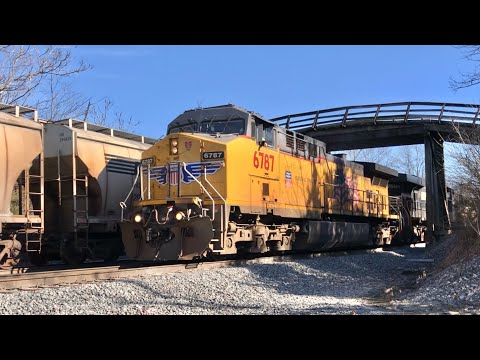 Trains Passing Under Me On Abandoned Bridge, Train Waits For 2 Trains To Pass Under Me & Speed Check