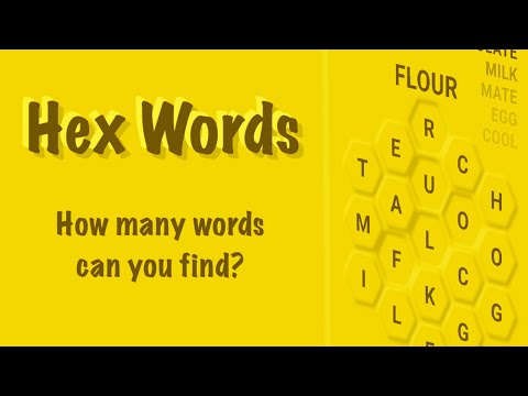 Hex Words: Word Search