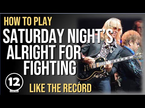 Saturday Nights Allright for Fighting Lesson