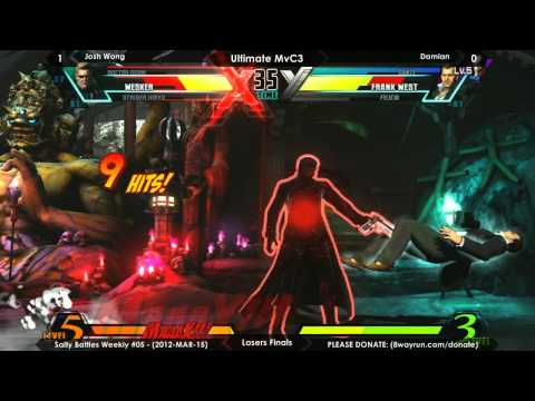 Salty Battles Weekly #05 - UMvC3 LF - Josh Wong VS Damian