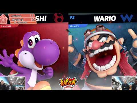 Smash Ultimate Tournament 1/27/19 - Kamikaze(Yoshi) Vs Micaelis(Pikachu/Wario) - W. Quarters
