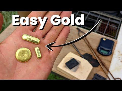 IT'S CRAZY NO ONE TALKS ABOUT THIS!  Easy Way to Melt Gold at Home!  Smelting