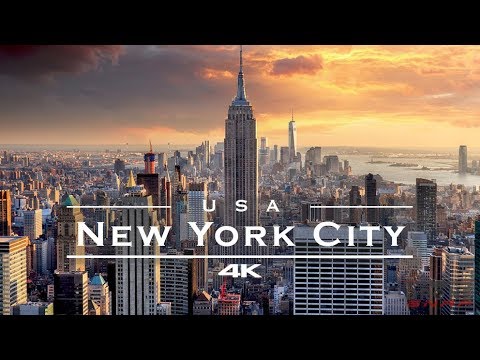 New York City (NYC), USA 🇺🇸 - by drone [4K]