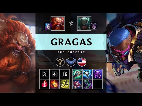 Gragas Support vs Pyke - NA Diamond Patch 25.20