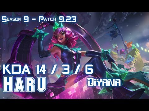 Haru QIYANA vs EKKO Jungle - Patch 9.23 KR Ranked