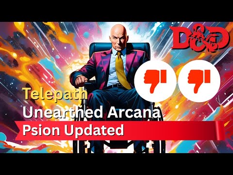 D&D: Psion Telepath - Psion Update - UA Analysis
