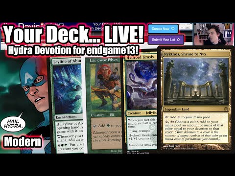 Your Deck... LIVE! Modern Simic Devotion for endgame13 - Hail Hydra!