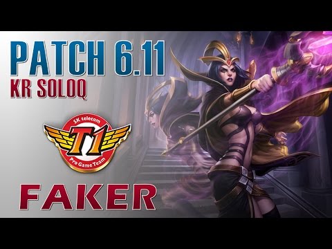 SKT T1 Faker vs Longzhu Frozen - LeBlanc vs Viktor - KR LOL Challenger 626LP