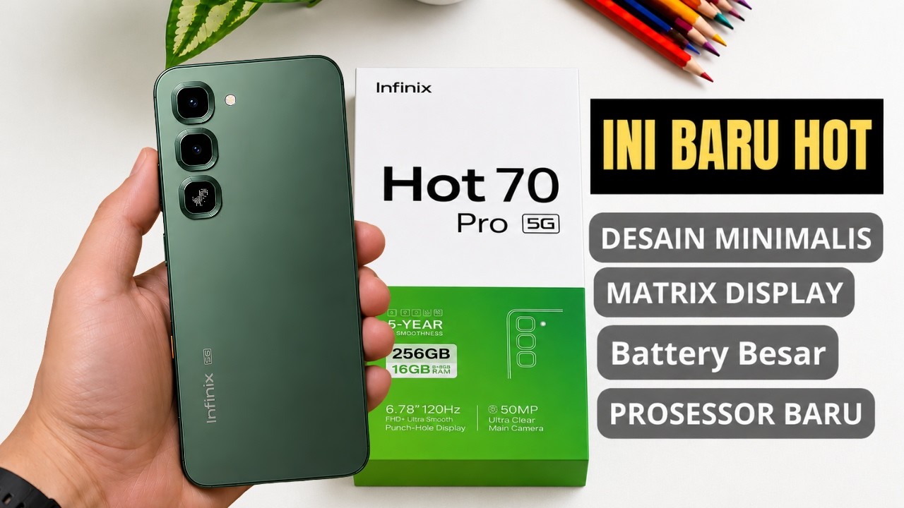 PASAR HP MURAH BAKAL PANAS‼️INFINIX HOT 70 PRO 5G DATANG, SPEK & DESAINNYA GILA