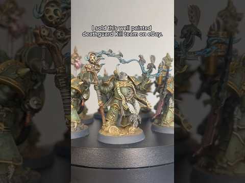 How much is this Deathguard Kill team worth? #warhammer40k #killteam40k #miniaturepainting
