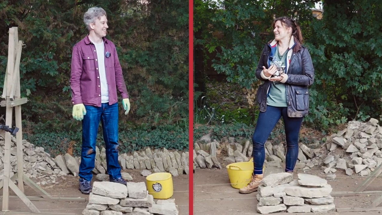 two nerds try to build a wall