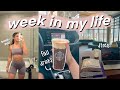 week-ish in my life in houston, TX: trying fall starbucks drinks, stress, workouts