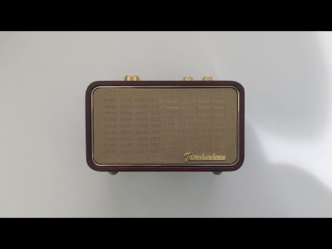 Retro Bluetooth Speaker, Vintage Radio for Home Indoor, Wooden Vintage Style Rechargeable Portable image 6