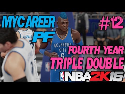 NBA 2K16 My Career Season 4 PF - Triple Double?