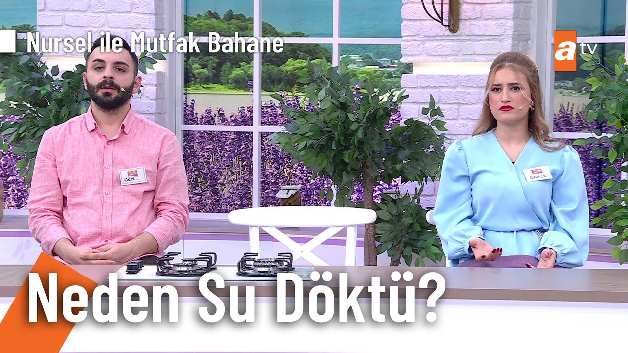 Gamze Akın'ın başından aşağı su döktü ortalık karıştı! - Nursel ile Mutfak Bahane 24 Şubat 2026