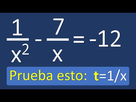 ECUACIÓN RACIONAL MEDIANTE CAMBIO DE VARIABLE