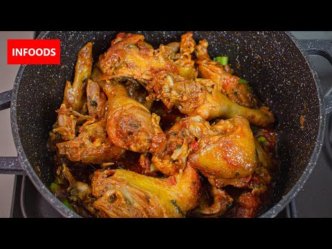 The Easiest Way To Cook Kuku KIENYEJI Recipe | Jinsi Ya Kupika Kuku Tamu Ya Kienyeji | Infoods